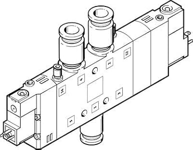 Festo 170280 Model CPE24-M1H-5/3ES-QS-12 Solenoid Valve