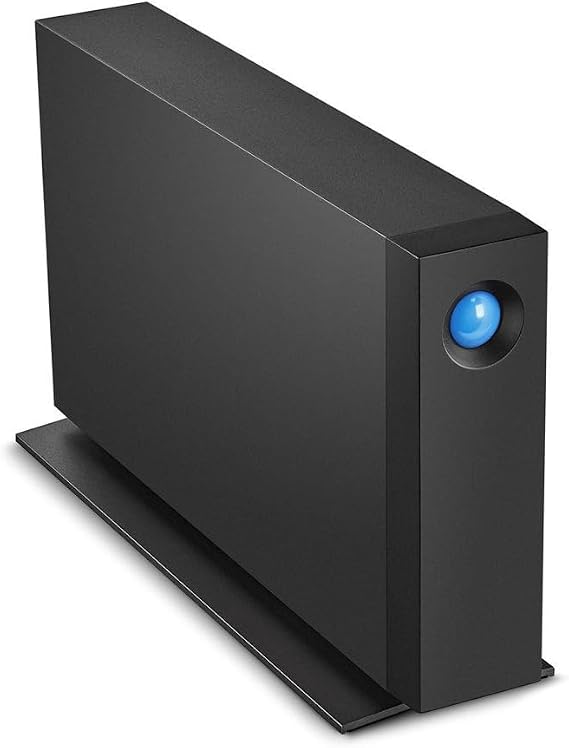 LaCie d2 Professional 8TB USB-C and USB 3.0 External Hard Drive + 1mo Adobe CC All Apps (STHA8000800)