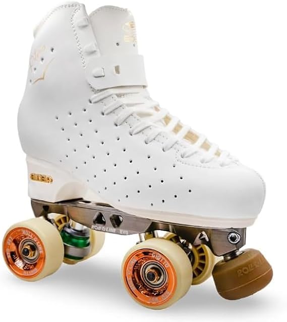 L'Estel Skates - Edea Fly Freedom Boots+Roll-Line EVO Bases+Giotto Wheels - Figure Skating Wheels