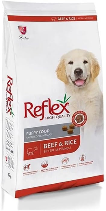 Reflex High Quality Steak and Rice Puppy Food 15 Kg