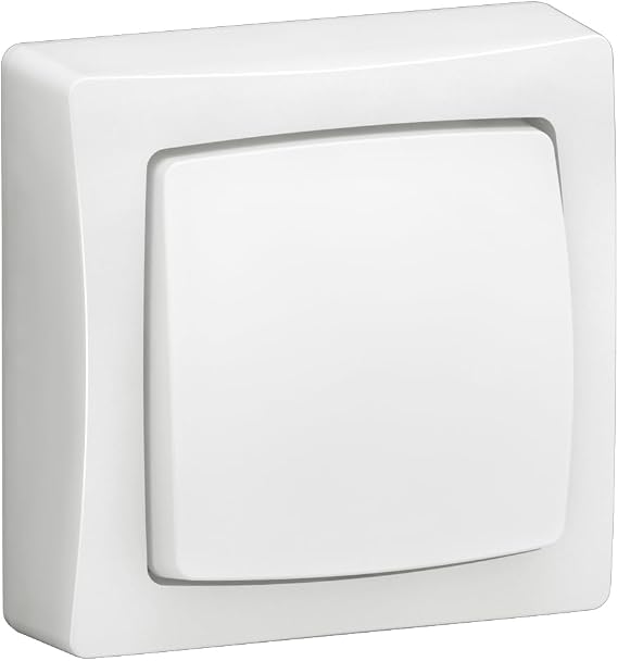 LEGRAND Inter Switch or Push Button 10A, OTEO, Surface White 086001E
