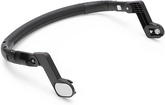 Bugaboo Butterfly Bumper Bar, Safe Baby Buggy Armrest for Butterfly Pushchair, Adjustable, Easy to Clean, Minimalistic and Sustainable Design, Grip Handle Bar for Growing Child, Black