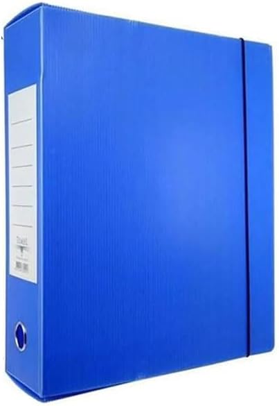 Mavi Arşiv Ve Proje Kutusu 29x36x15cm 1 Adet Arşiv Klasörü Lastikli Plastik Arşiv Klasörü Büro Okul Sınıf