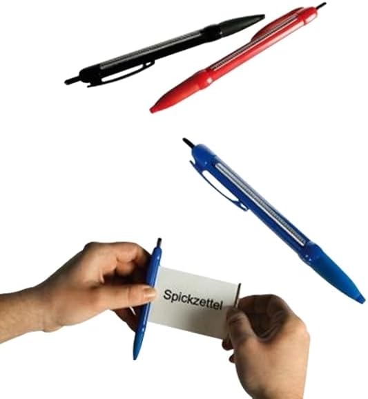 Pen cheat drop banner notepad hidden for cheating Blue