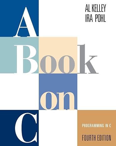 A Book on C.: Programming in C.