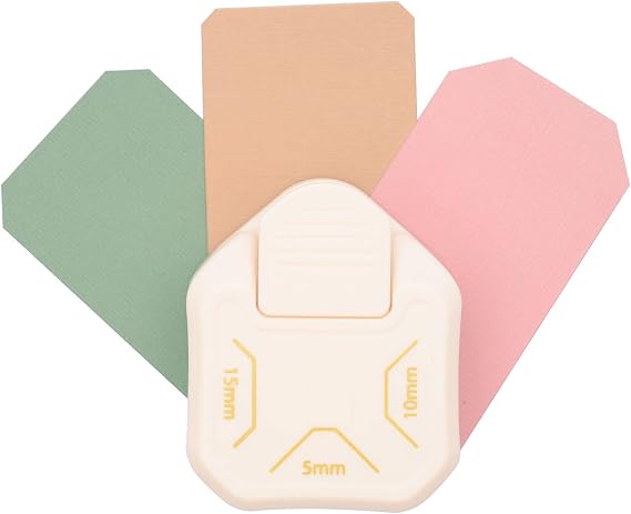 Vaessen Creative 3-in-1 Corner Punch - Diagonal - 5/10 / 15 mm