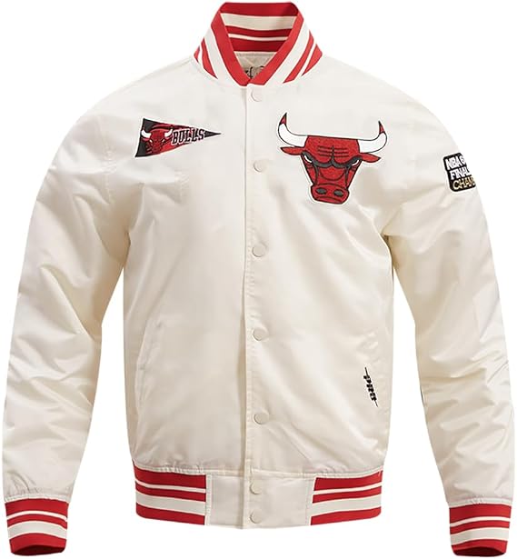 Pro Standard Men's Nba Retro Classics Pro Satin Yd Rib Jacket Jacket (pack of 1)