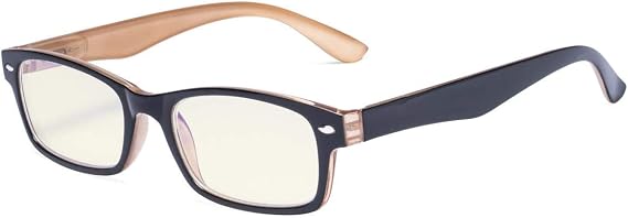 Eyekepper Spring Hinges UV Protection,Anti Glare,Anti Blue Rays,Scratch Resistant Lens Computer Reading Glasses Readers