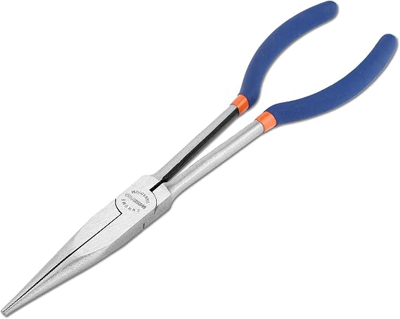 11 Inch Extra Long Reach Needle Nose Pliers, Straight Long Nose Pliers for Wire Processing, Home Repairing