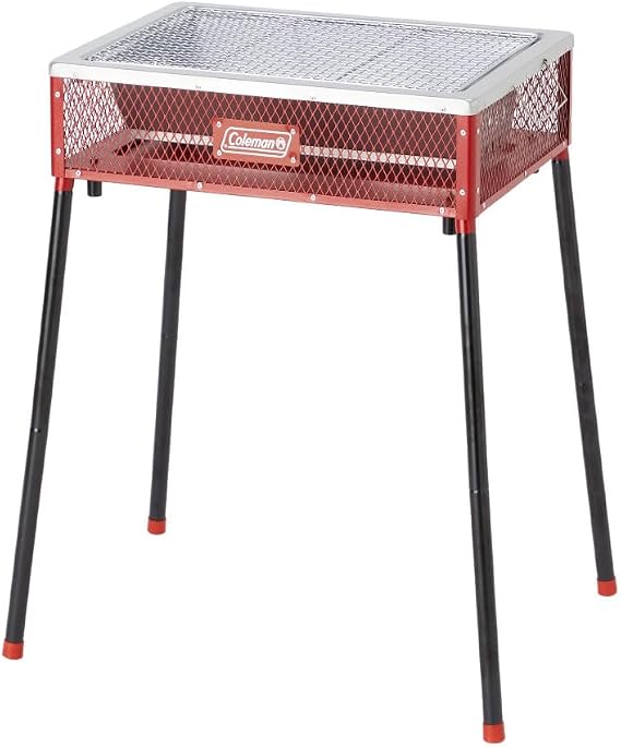 Coleman Stove Cool Stage Two-Way Grill, For 3 to 4 People, Red 170-9433