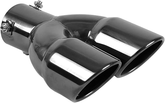 Exhaust Tips 62mm/2.36" Car Exhaust Muffler Double End