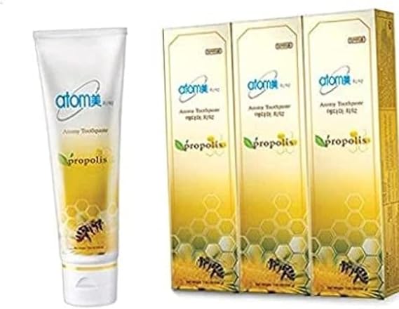 Atomy Toothpaste Propolis Anti-Plaque Whitening Dental Oral Care Net Weight 7.05 Oz 200g 3 Tubes