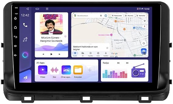 10 İnç Android Multimedya CarPlay Android Auto Navigasyon Kameralı 10GB RAM 256GB Pro - Kia Ceed 2018-2022 ile uyumlu