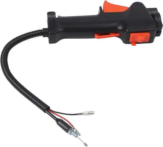Throttle Cable Handle Trigger Kill Switch with On Off Wiring for Multi Tool Brush 26mm Pipe Replacement Part