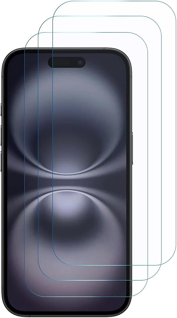 Microsonic Apple iPhone 17 Air Screen Protector Nano Glass Cam Ekran Koruyucu (3`lü Paket) [iPhone 17 Air ile Uyumlu Ekran Koruyucu - Şeffaf]