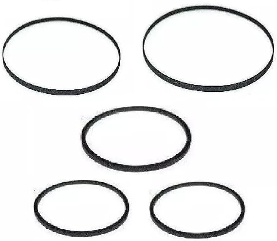 CD & Cassette Mechanism Complete Belt Kit (5X Belts) Compatible with Sony Mini HiFi System