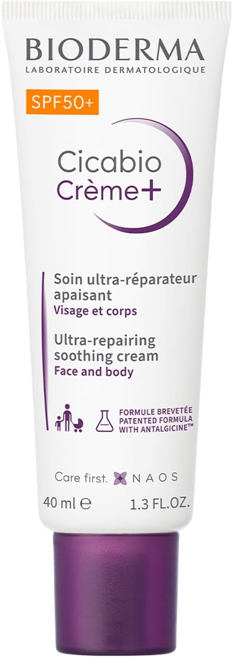 Bioderma Cicabio Cream SPF50+ Repairing Healing Cream 40ml