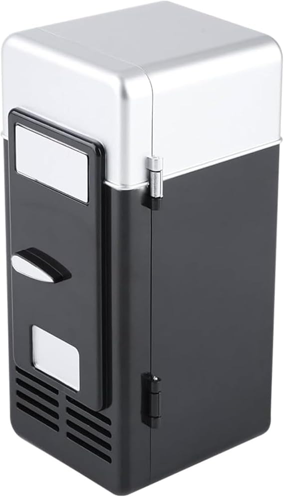 Mini Fridge, Mini Fridge, USB Mini Fridge, Portable Mini Fridge, USB Type, Suitable for Cooling and Heat Retention, Convenient to Use, Suitable for Hot Drinks, Coke, Cans, Coffee, etc