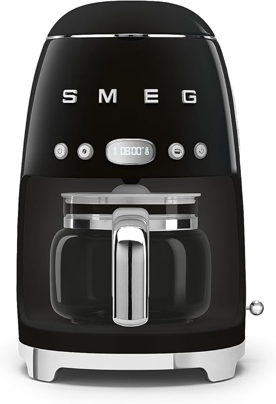 Smeg DCF02BLEU Filtre Kahve Makinesi, Siyah