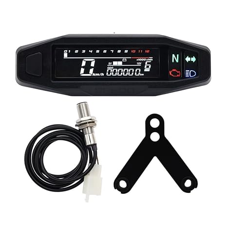 Tachometer Odometer Motorcycles Accessories RPM Tachometer Motorcycle Meter Speed Gauge Tablero Digital Moto Odometer Instrument Universal