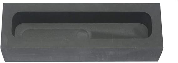 LLF Gold Silver Graphite Ingot Mold Mould Crucible for Melting Casting Refining (2kg)