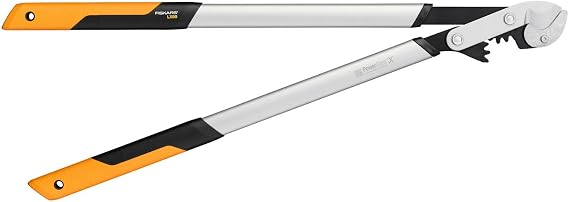 Fiskars PowerGear X Anvil Geared Lopper for Dry and Hard Wood