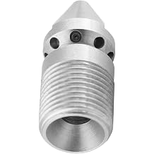 Drain Rod Attachments, Pressure Washer Nozzles, 3/8BSP Male Thread Drain Jetting Nozzle for Pressure Washer Outside Drain