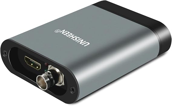 4k HDMI SDI Video Capture Card, 4K30 HDMI to USB 3.0 Capture Card for Streaming Work with Camera/Xbox/PS4/PS5/PC/OBS