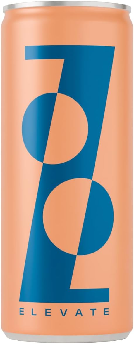 ZOOZ Elevate Functional Mushroom Drink for Focus & Clarity - Lion's Mane & Cordyceps - Yuzu & Ginger - Honey-Sweetened, No Flavourings | 12 × 250 ml