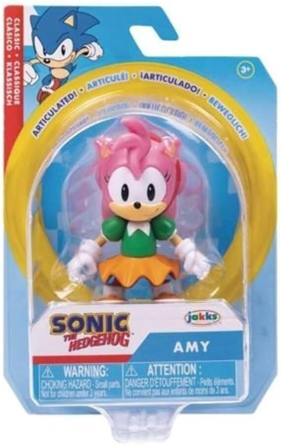 SONIC THE HEDGEHOG Action Figure Amy (Sonic the Hedgehog) 5 Inch Collectible Toy