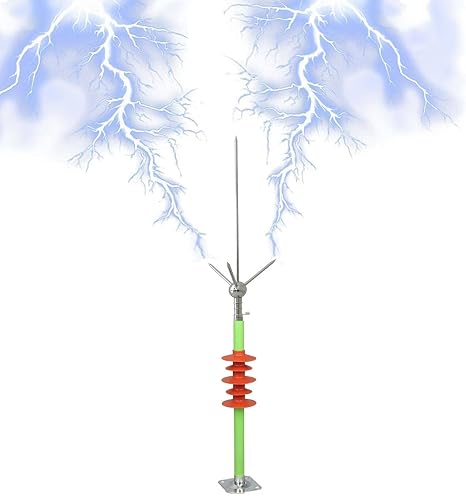 Lightning Rod Kit，Stainless Steel Insulation Arrester, Home Roof Outdoor (Size : High 1600mm)(High 1100mm)