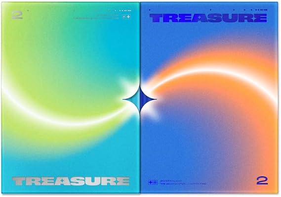 TREASURE - THE SECOND STEP : CHAPTER TWO [PHOTOBOOK ver.] 2nd Mini Album+Pre-Order Benefit+Folded Poster (DEEP BLUE ver.)