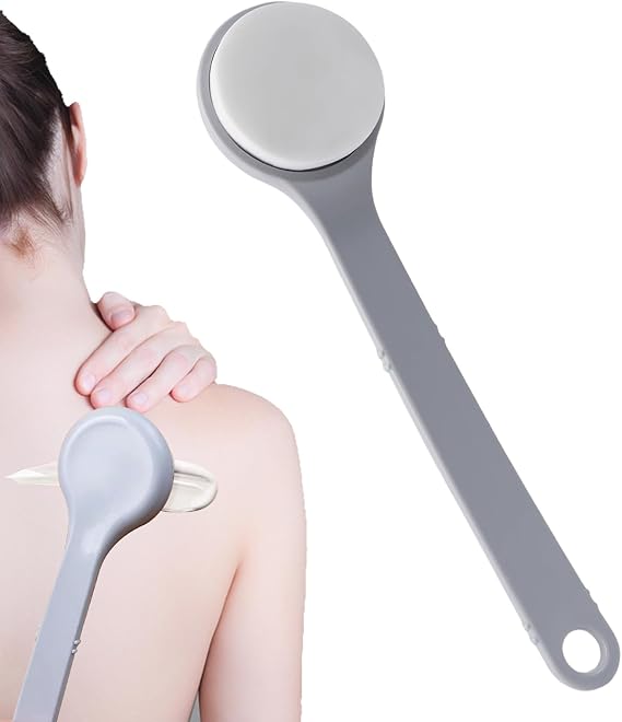 Back Applicator for Lotion,Sunscreen Applicator for Cream | Moisturizing Oils Apply Equipment with Extended Handle for Kid Girls Teens Elderly