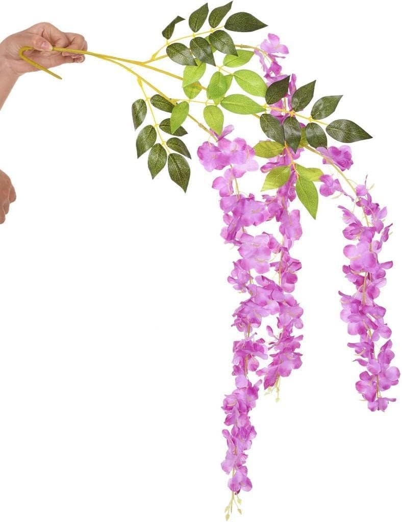 Yapay Çiçek Sarkan 3 Dallı Akasya 90cm LİLA