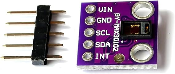 GY-MAX30102 ウェアラブル心拍数 SpO₂ モニター検出器、血中酸素および心拍数観察付き、健康機器用 ノイズキャンセリング心拍数感覚