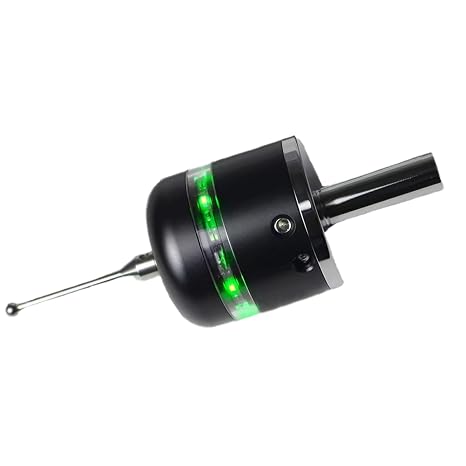 RATTMMOTOR Edge Button, 3D Photoelectric Edge Finder, 3D Edge Finder, CNC Measuring Probe, Tool Length Sensor, More Accurate for CNC Milling Machines (Green Light)