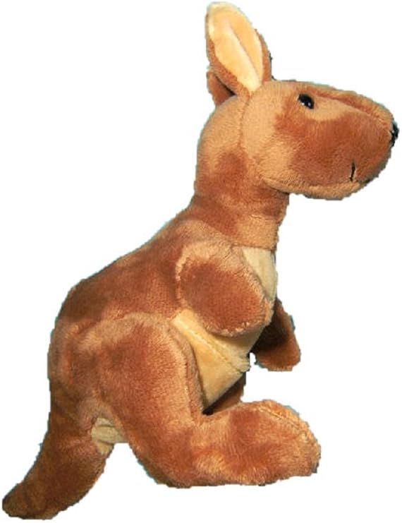 Soft toy kangaroo 23 cm, cuddly toy, stuffed toy, bag animal