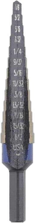 Irwin Industrial Tools 10231CB Unibit kademeli matkap, 1/32 inç, 13 kademeli