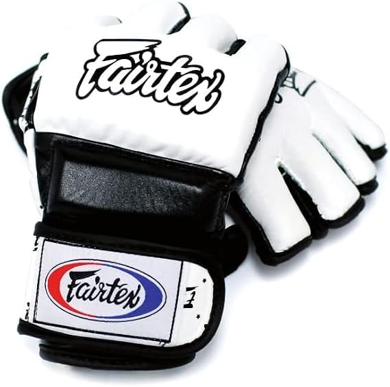 Fairtex MMA Gloves FGV 17, White