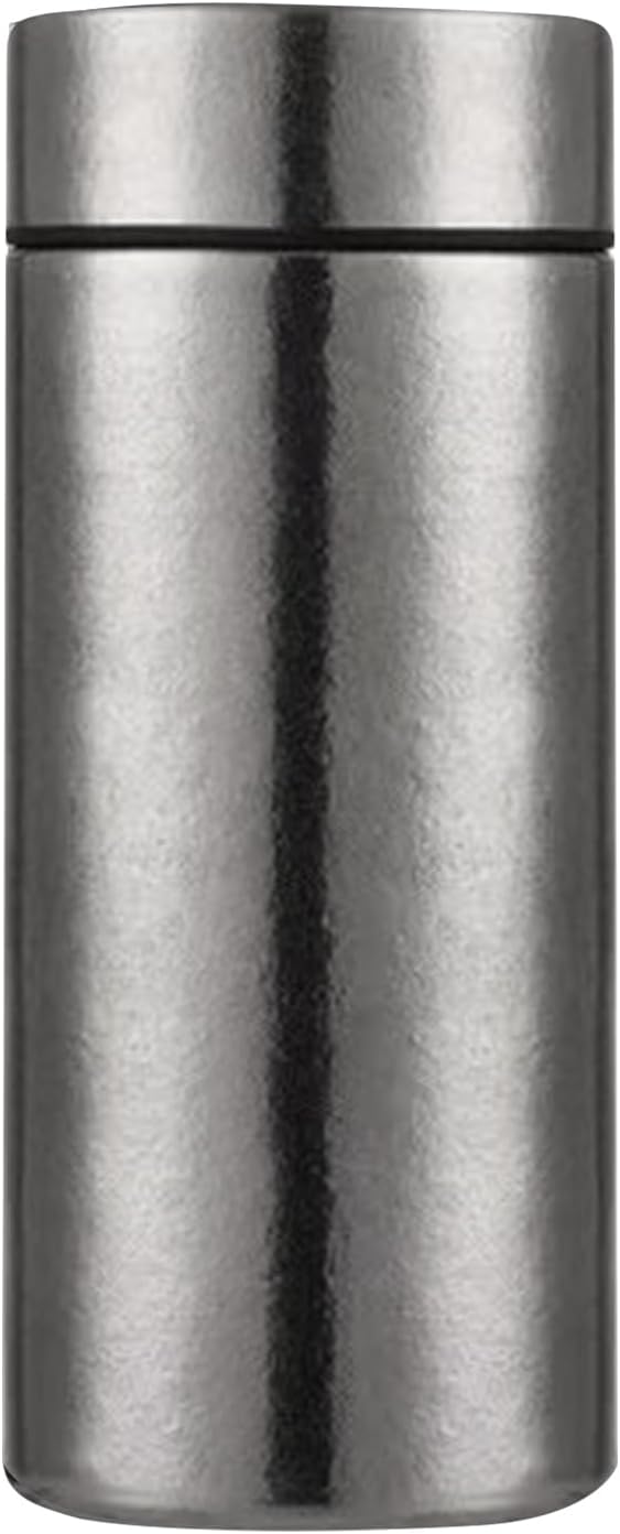 Titanium Water Bottle - 200ml No Metal Odor Drinkware - Vacuum Insulated Bottle Titanium Cup,for Hiking Picnic School Gym Cycling Girls Teens Boys Adults Students