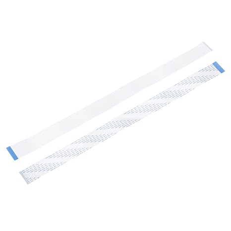 sourcing map Flexible Flat Cable, 500mm 1mm Pitch 30 Pins FPC FFC Flexible Ribbon Cable for LCD TV Car Audio DVD Player 5Pcs (B Type)