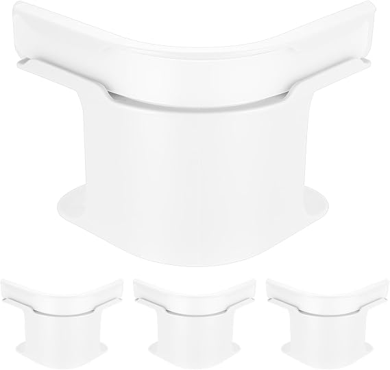 Xujinsongg 4 Pcs Bed Sheet Holder with Lock Strips, Bed Sheet Clips, White