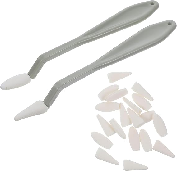 SUPVOX Sketching Sponge Tip Blending Stumps Set with Eraser Blending Sticks for Art Students, Detail Painting and Sketch Drawing Tools for Artists and Beginners, 1 Box Replacement Heads