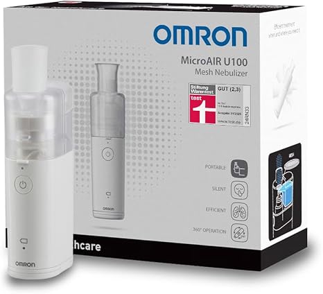 OMRON MicroAIR U100 Portable Pocked-Sized Silent Mesh Nebuliser