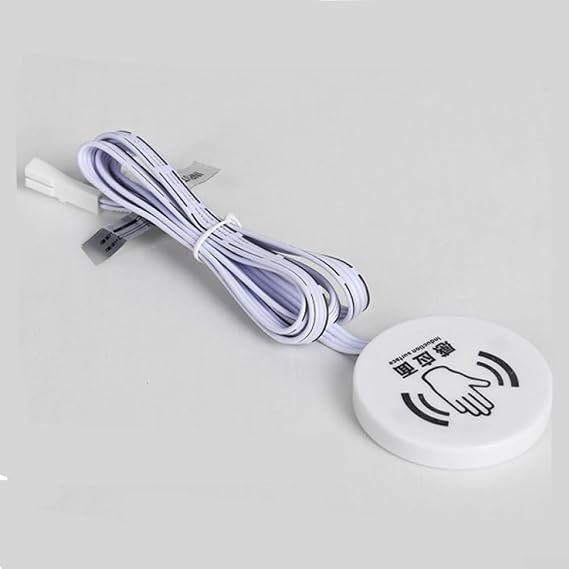 Touch Sensor Switch for LED Lights 12V-24V, Hand Sweep Motion Sensor with Infrared Induction, 60W Dimmer Control for Wood Panels and Glass Mirrors,(TOUCH SWITCH)