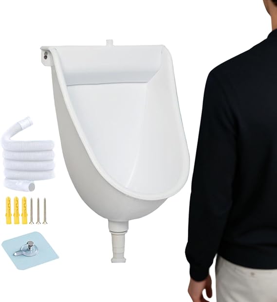 Floating Toilet with Flush Urine Separator