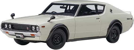 AUTOart Nissan Skyline 2000 GT-R KPGC110 1973 White Model Car 1:18