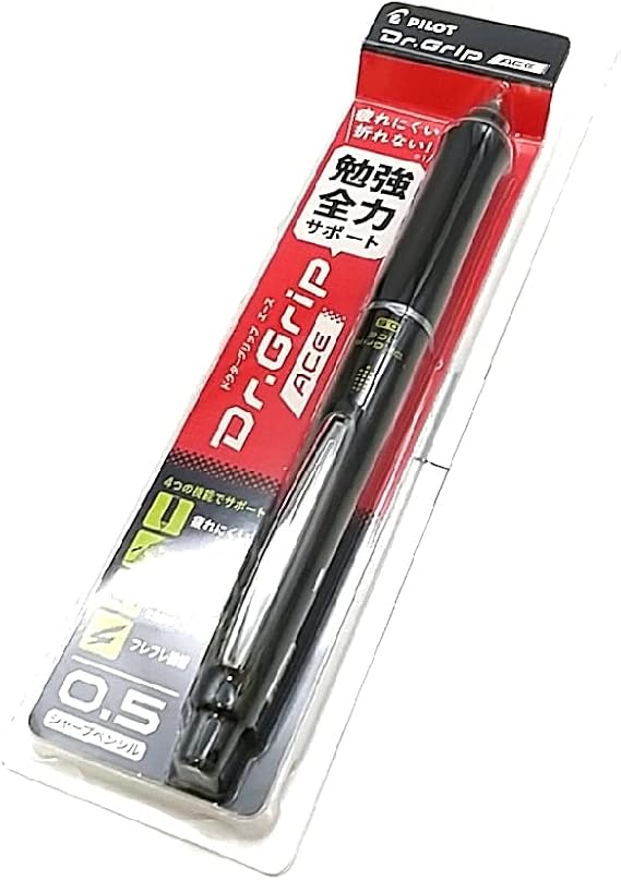 Pilot Mekanik Kalem Dr. Grip ACE 0,5 mm Siyah (HDGAC-80R-B)