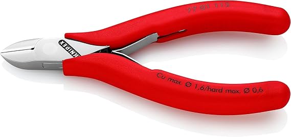 KNIPEX Electronics Diagonal Cutter 115 mm, 77 01 115