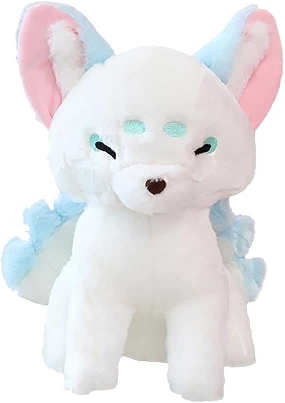 Fox Plush | Comfortable Fox Huggable Toy | Cartoon Fox Plush, Soft and Cuddly Fox Plush, Exquisite Fox Plush Doll, Cute Nine Tails Fox Plush for Christmas Valentine's Day Easter